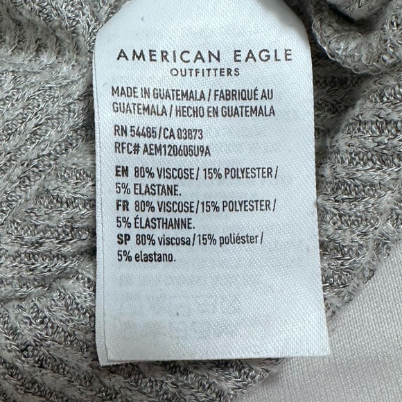 American Eagle, L, grey, ribbed tank top - Picture 3 of 4